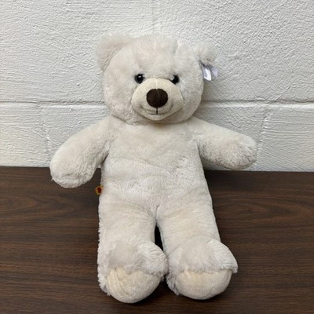 Build A Bear 15" Plush Cream Beige Tan Workshop Teddy Bear